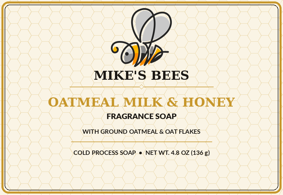 Oatmeal Milk & Honey Fragrance Soap